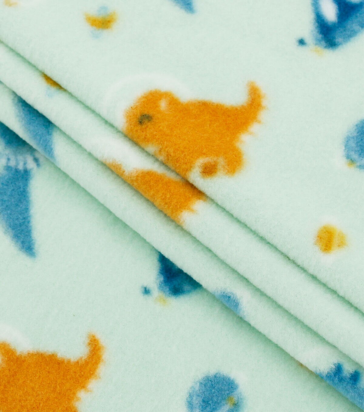 Dinosuars in Space Anti Pill Fleece Fabric