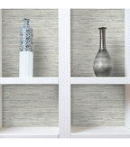 York Wallcoverings Wallpaper Grey Grasscloth