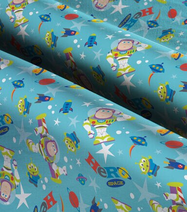 Toy Story Buzz Lightyear Hero Cotton Fabric