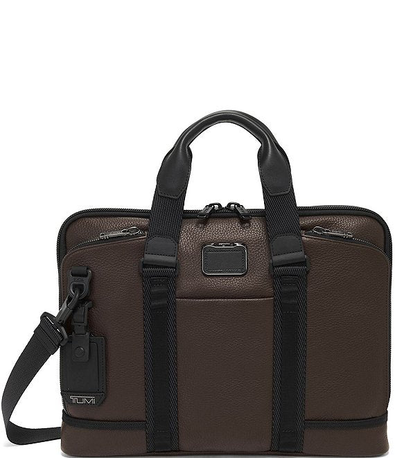 Alpha Bravo Academy Leather Briefcase