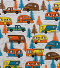 Campers & Trucks Super Snuggle Flannel Fabric