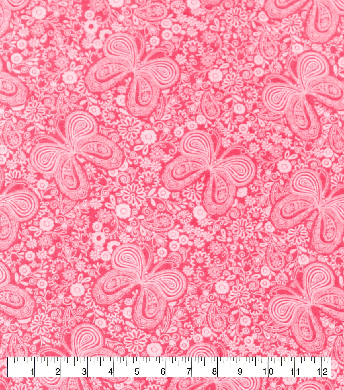 Butterfly 108 Wide Flannel Fabric