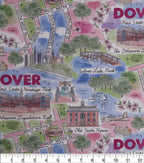 Dover Delaware City Pride Cotton Fabric