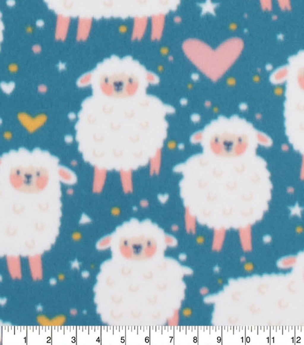 Sheep Blizzard Fleece Fabric