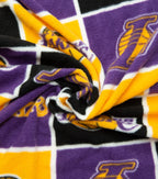 LA Lakers Fleece Fabric Block