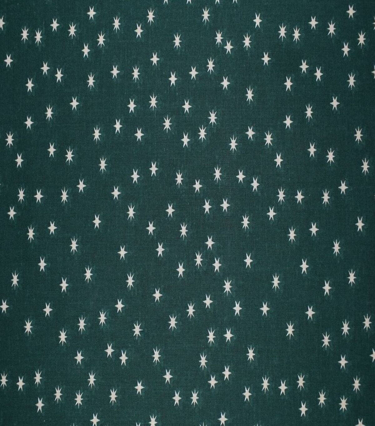 Mini Stars on Green Quilt Cotton Fabric by Quilter's Showcase