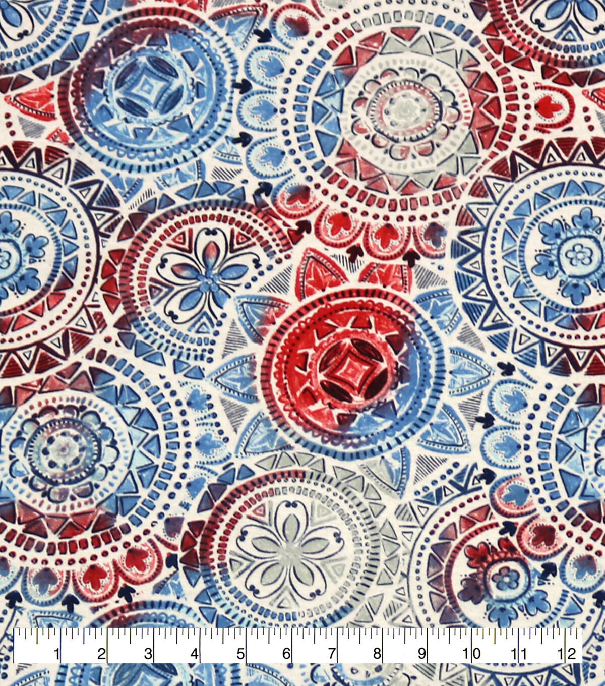 Americana Medallion Super Snuggle Flannel Fabric