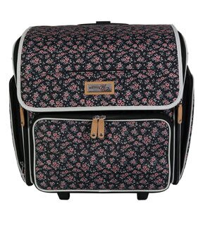 Everything Mary 17.5 Floral Collapsible Rolling Craft Bag