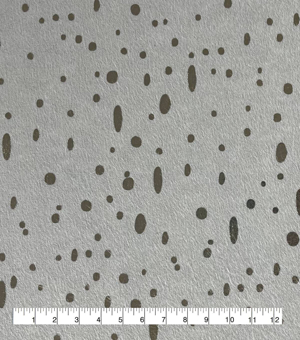 Speckle Gray Foil Flannel Fabric
