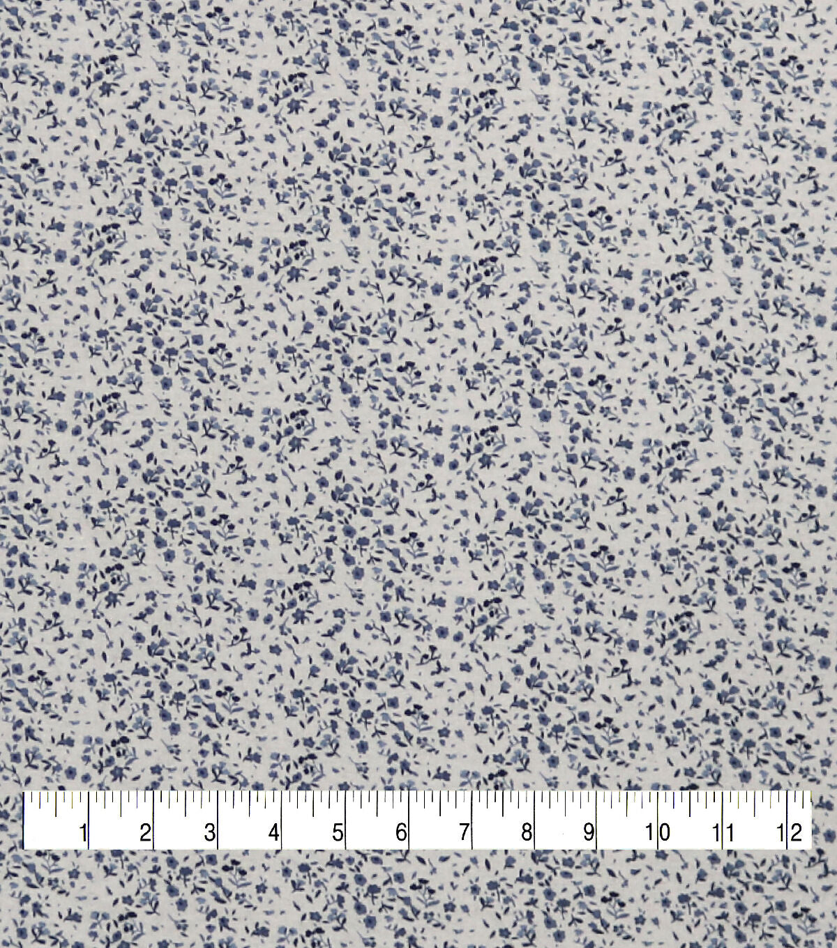 Tiny Floral Gray 108 Wide Flannel Fabric