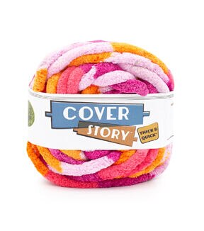 Lion Brand Cover Story Thick & Quick Blanket 39yds Jumbo Polyester Yarn
