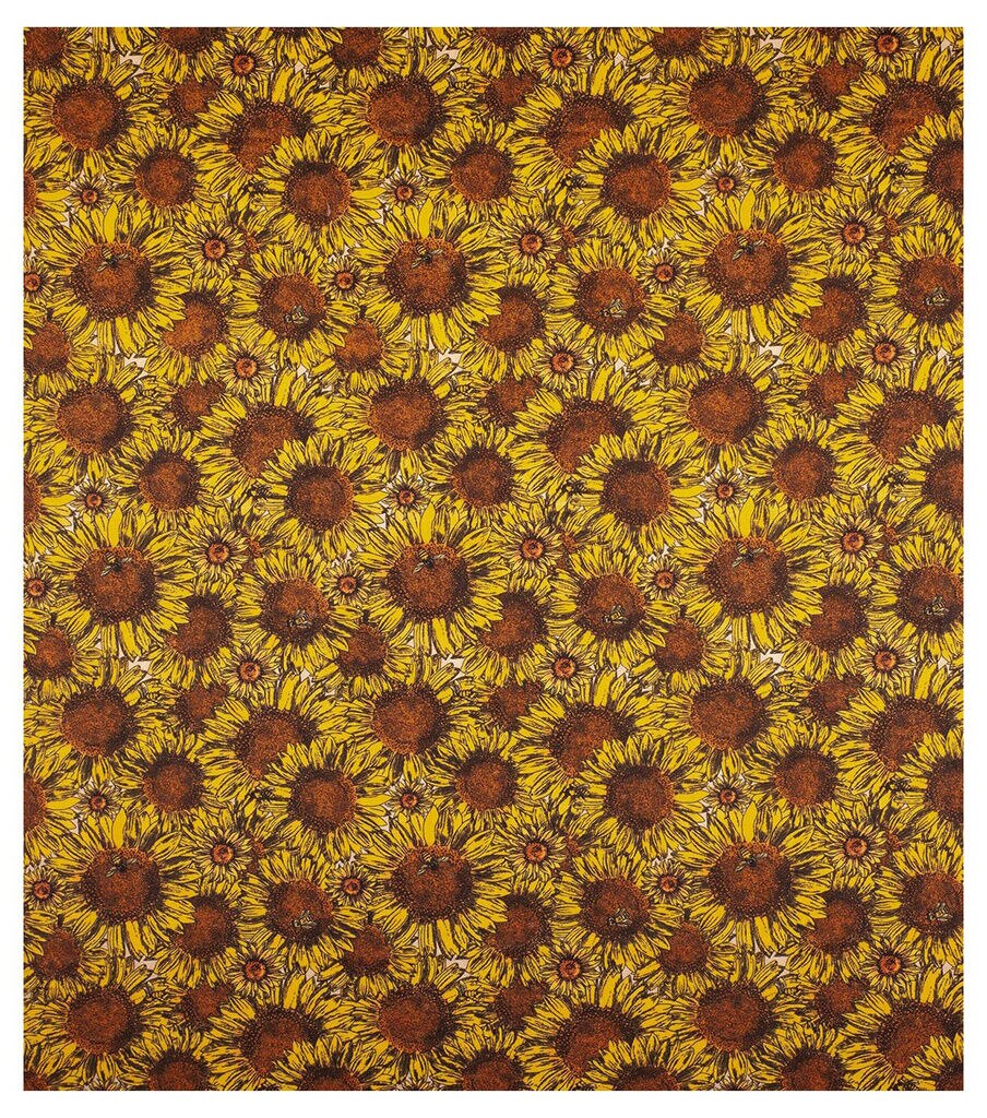 Super Snuggle Flannel Fabric Sunflowers & Bees