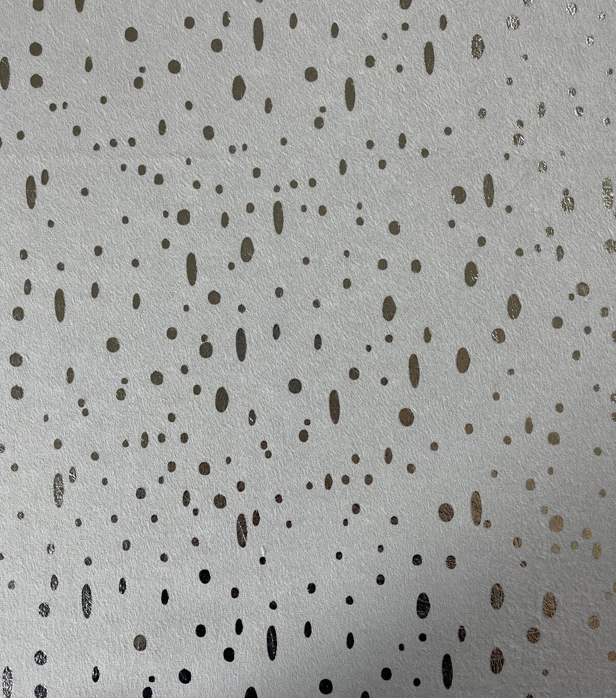 Speckle Gray Foil Flannel Fabric