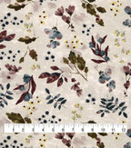 Leaves Beige Super Snuggle Flannel Fabric