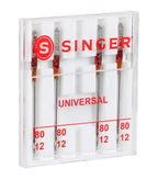 SINGER Universal Regular Point Sewing Machine Needles