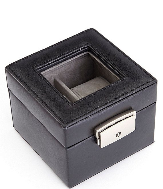 Leather Two Slot Watch Box