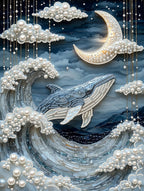 Pearl Art Kits for Adults, Christmas Pearl Diamond Painting for Beginners