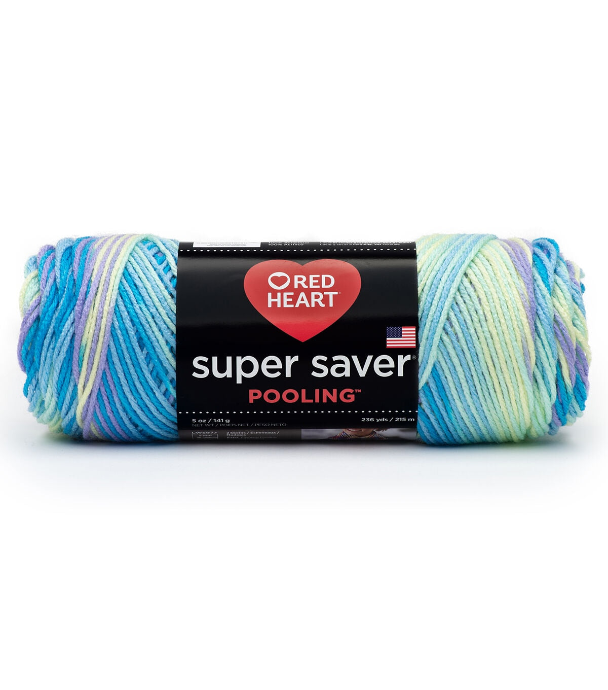 Red Heart Super Saver Pooling 364yds Worsted Acrylic Yarn