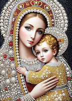 Pearl Art Kits for Adults, Christmas Pearl Diamond Painting for Beginners