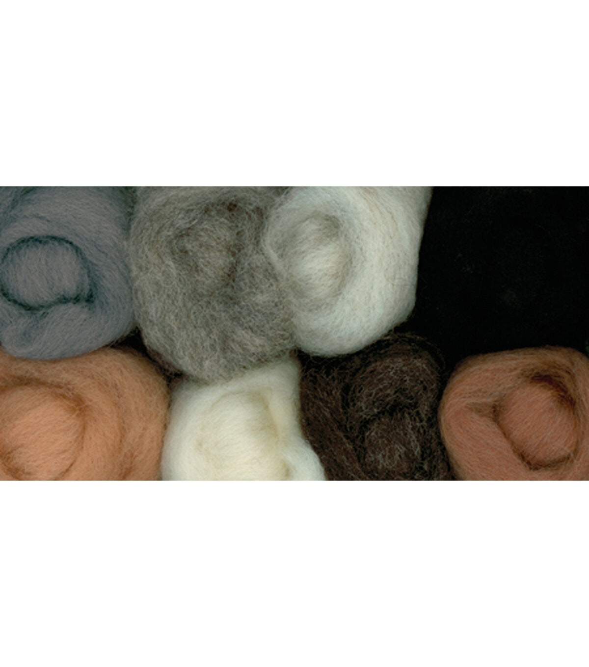Wistyria Editions 2oz Needle Felting Roving Wool 8ct