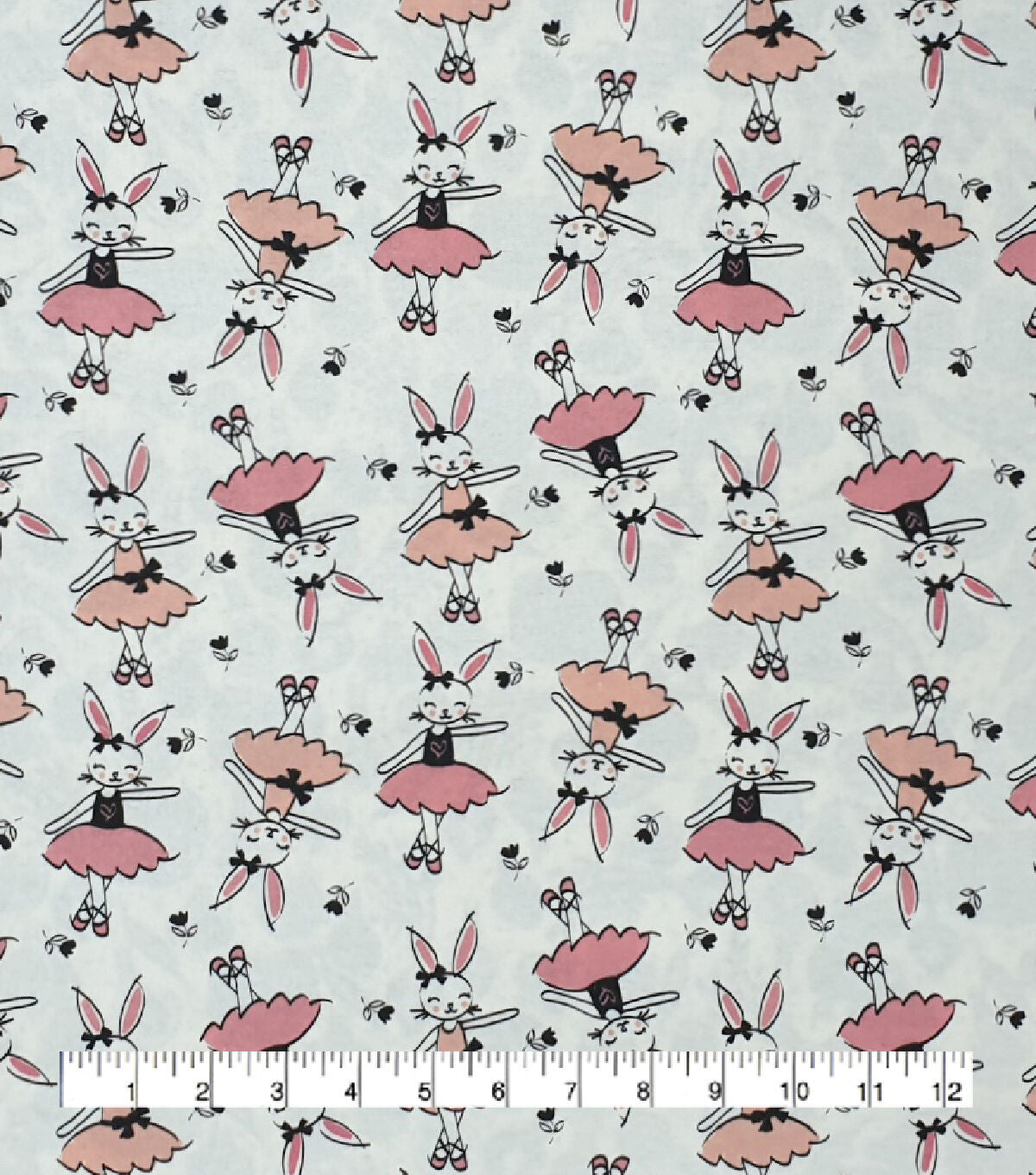 Ballerina Bunny Super Snuggle Flannel Fabric