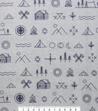 Symbols Super Snuggle Flannel Fabric