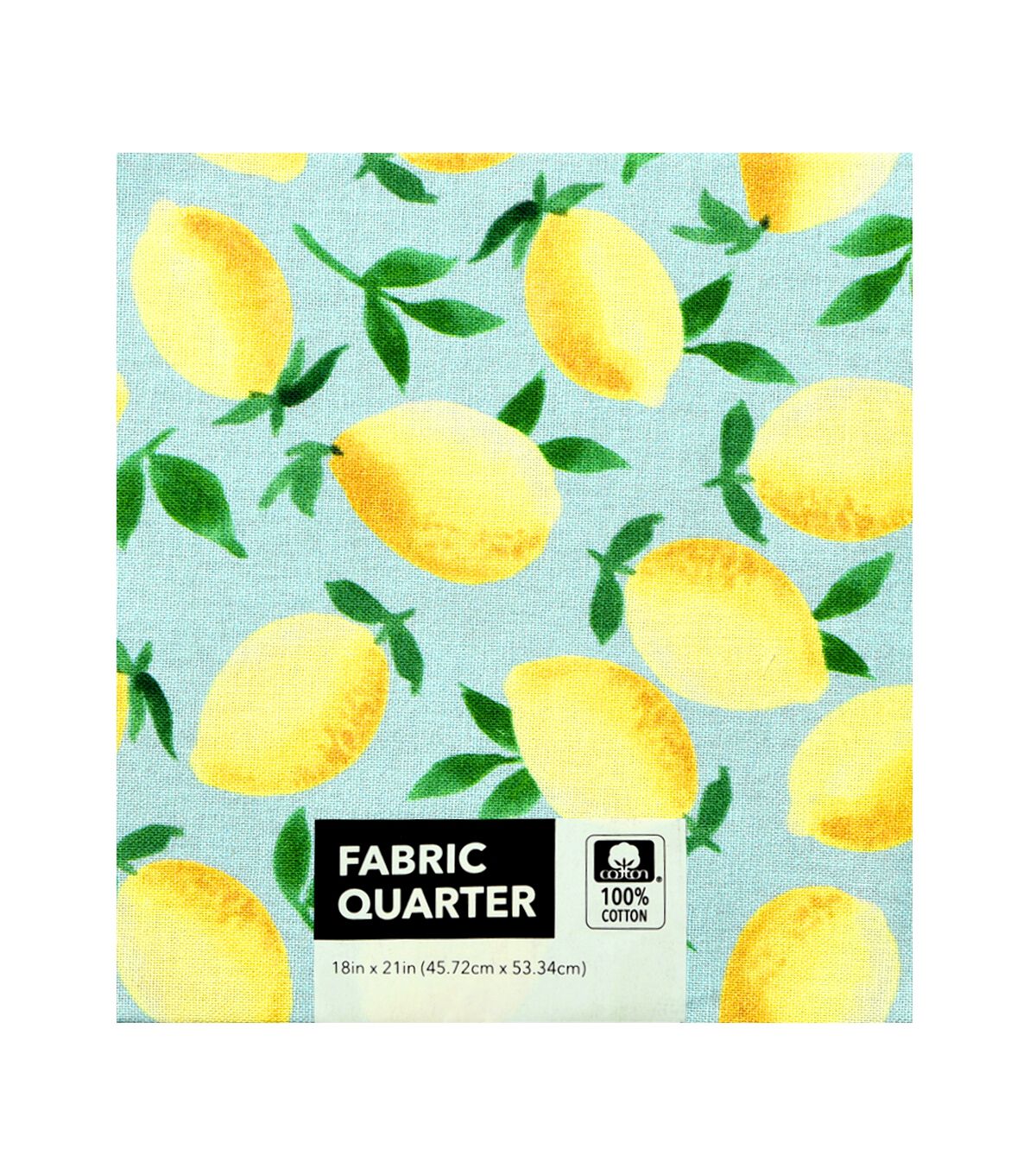 Lemon 1-Piece Cotton Fabric Quarter