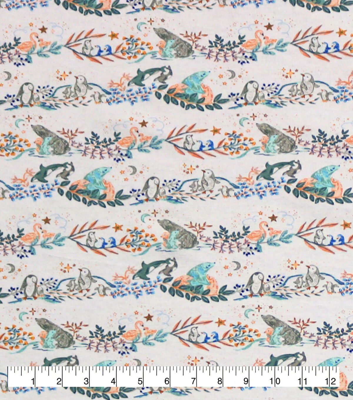 Animal Babies Super Snuggle Flannel Fabric