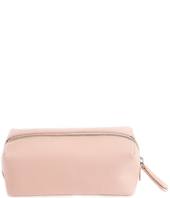Leather Zippered Travel Utility Bag