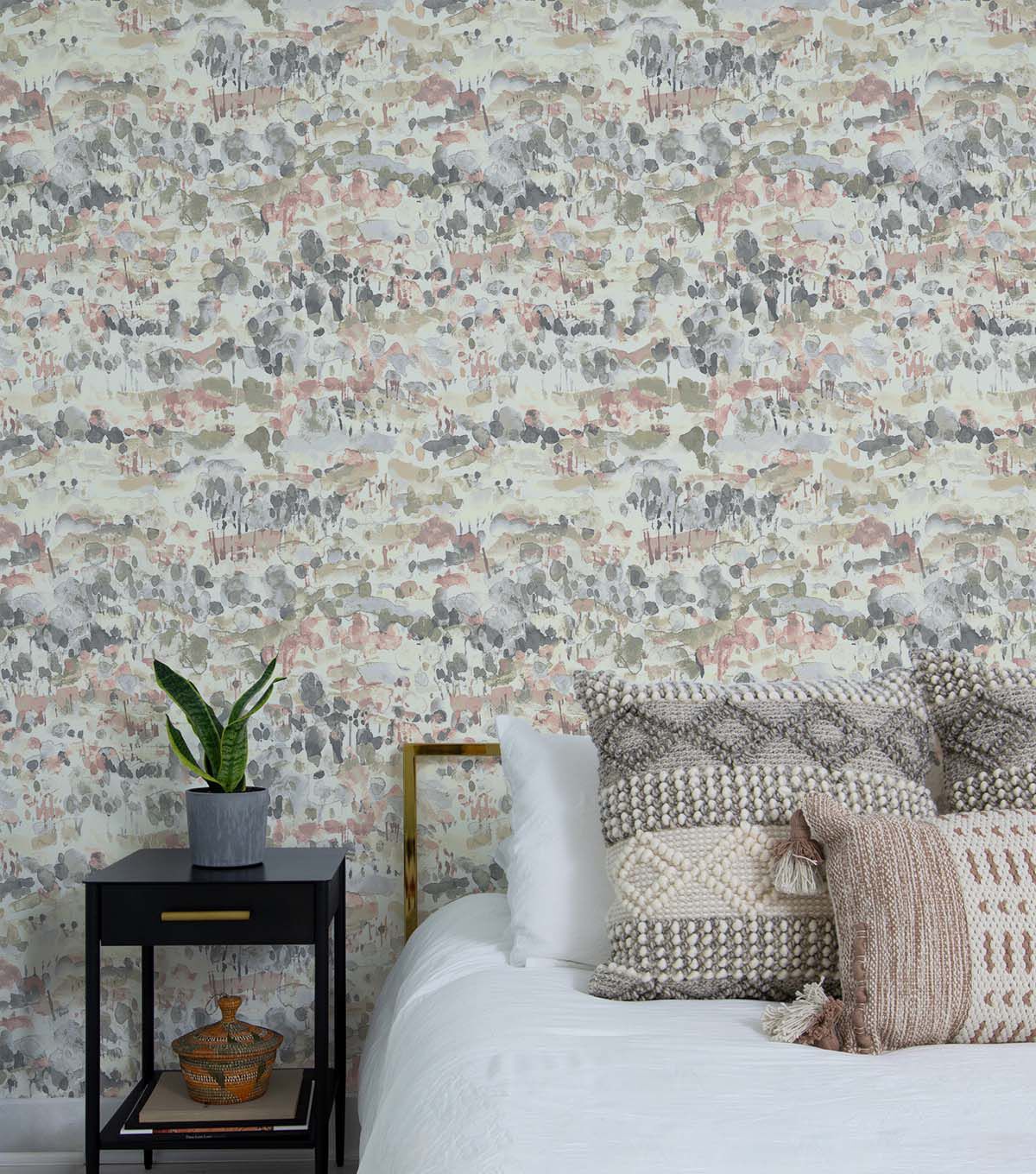 Surface Style 20.5' x 18' Sandcastle Water Coloring Peel & Stick Wallpaper