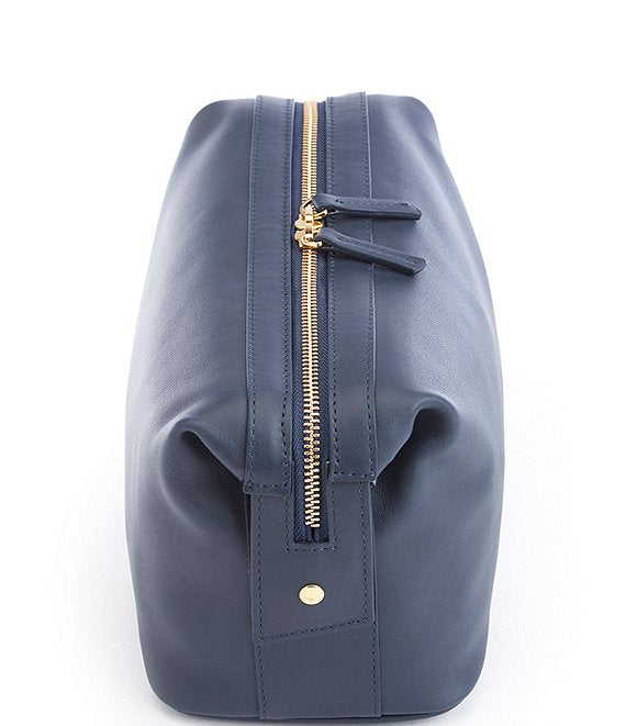 Pebbled Leather Toiletry Bag
