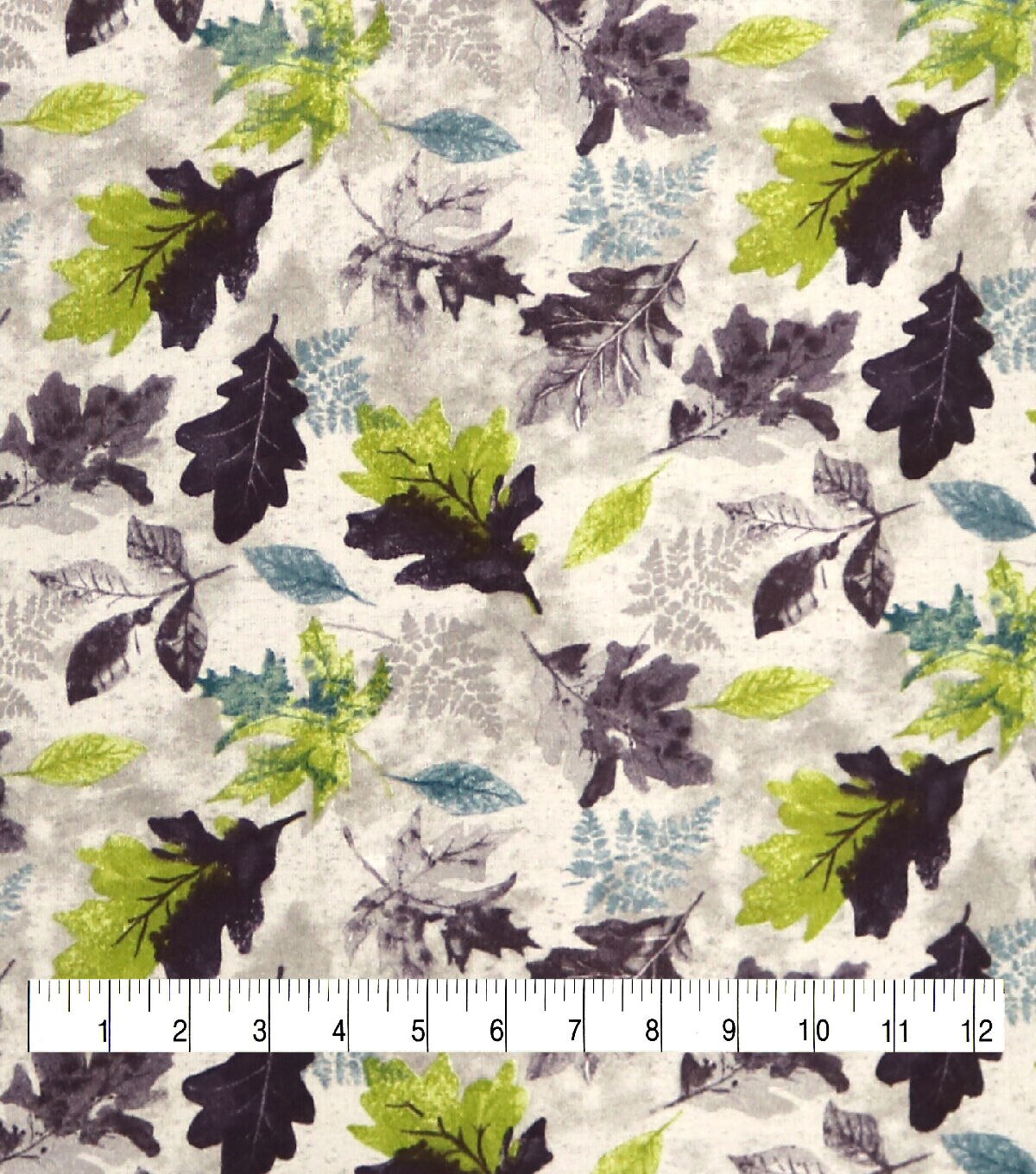 Repeating Leaves Super Snuggle Flannel Fabric