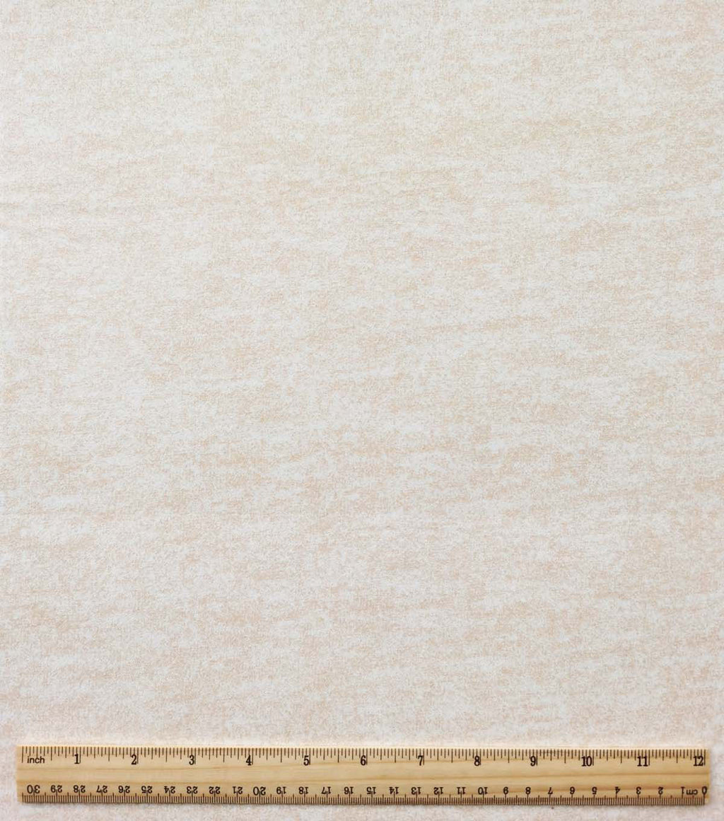 White Heathered Luxe Flannel Fabric