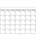 RoomMates Basics Dry Erase Calendar Decals