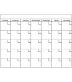 RoomMates Basics Dry Erase Calendar Decals