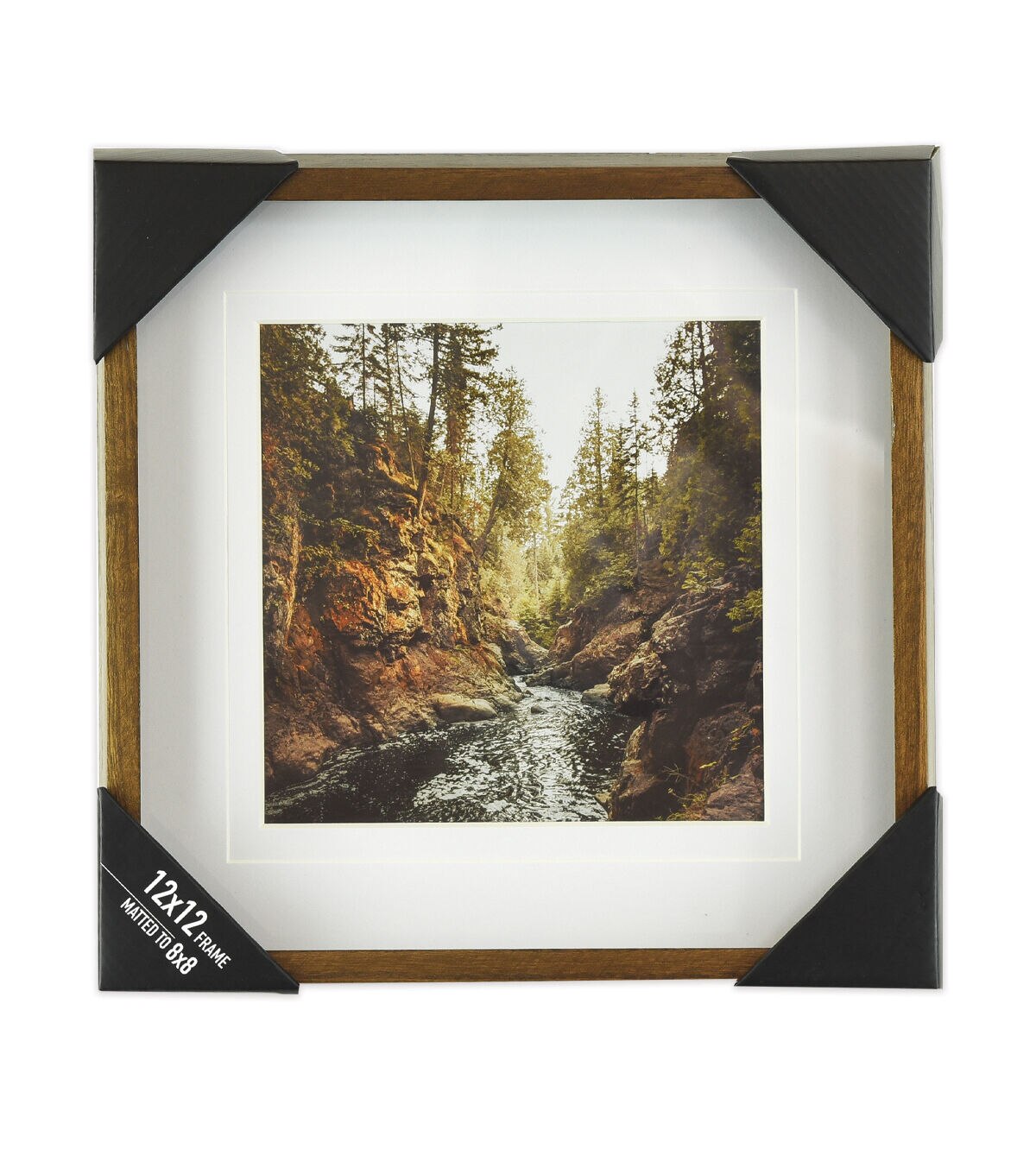 Enchante 12 x 12 Walnut Wood Wall Frame