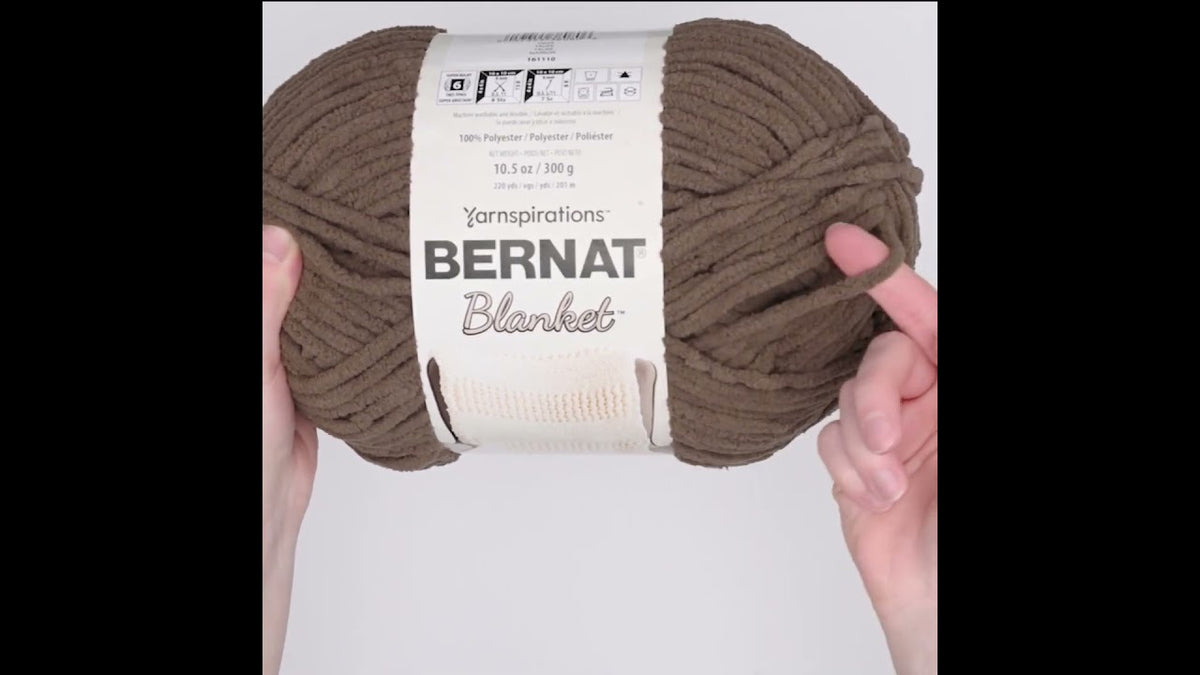 Bernat Blanket 220yds Super Bulky Polyester Yarn 4 Bundle
