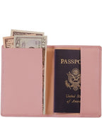 Leather Plain Passport Jacket