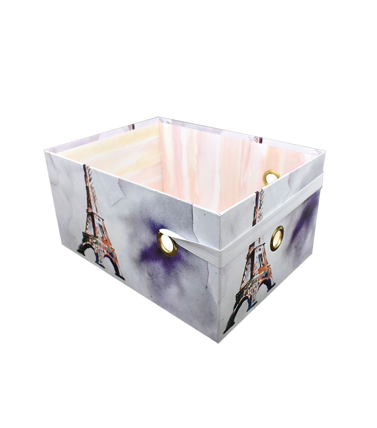 13.5 Landmarks Rectangle Box With Elastic Strap by Hudson 43