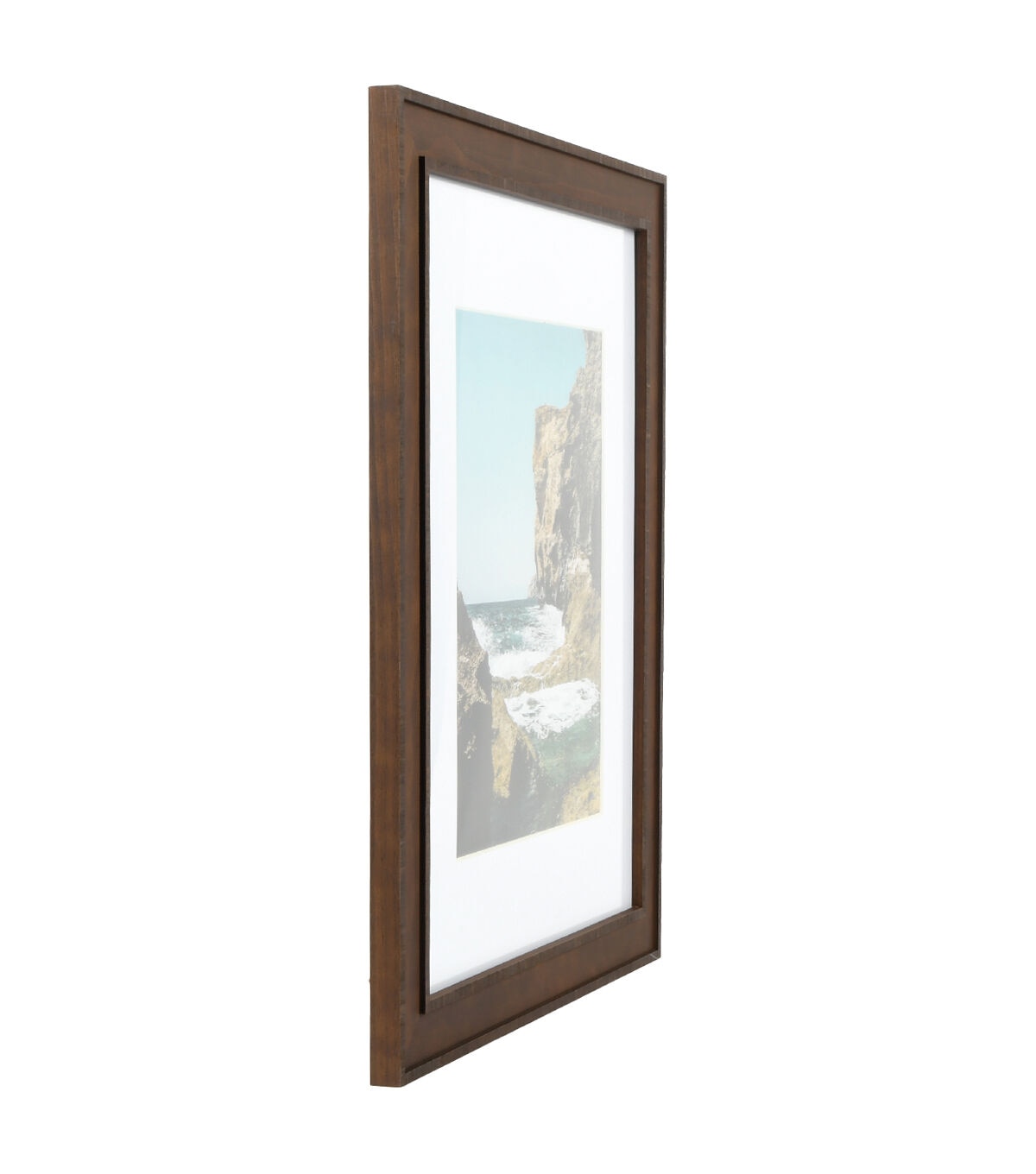 16 x 20 Matted to 11 x 14 Dark Wood Portrait Frame by Hudson 43