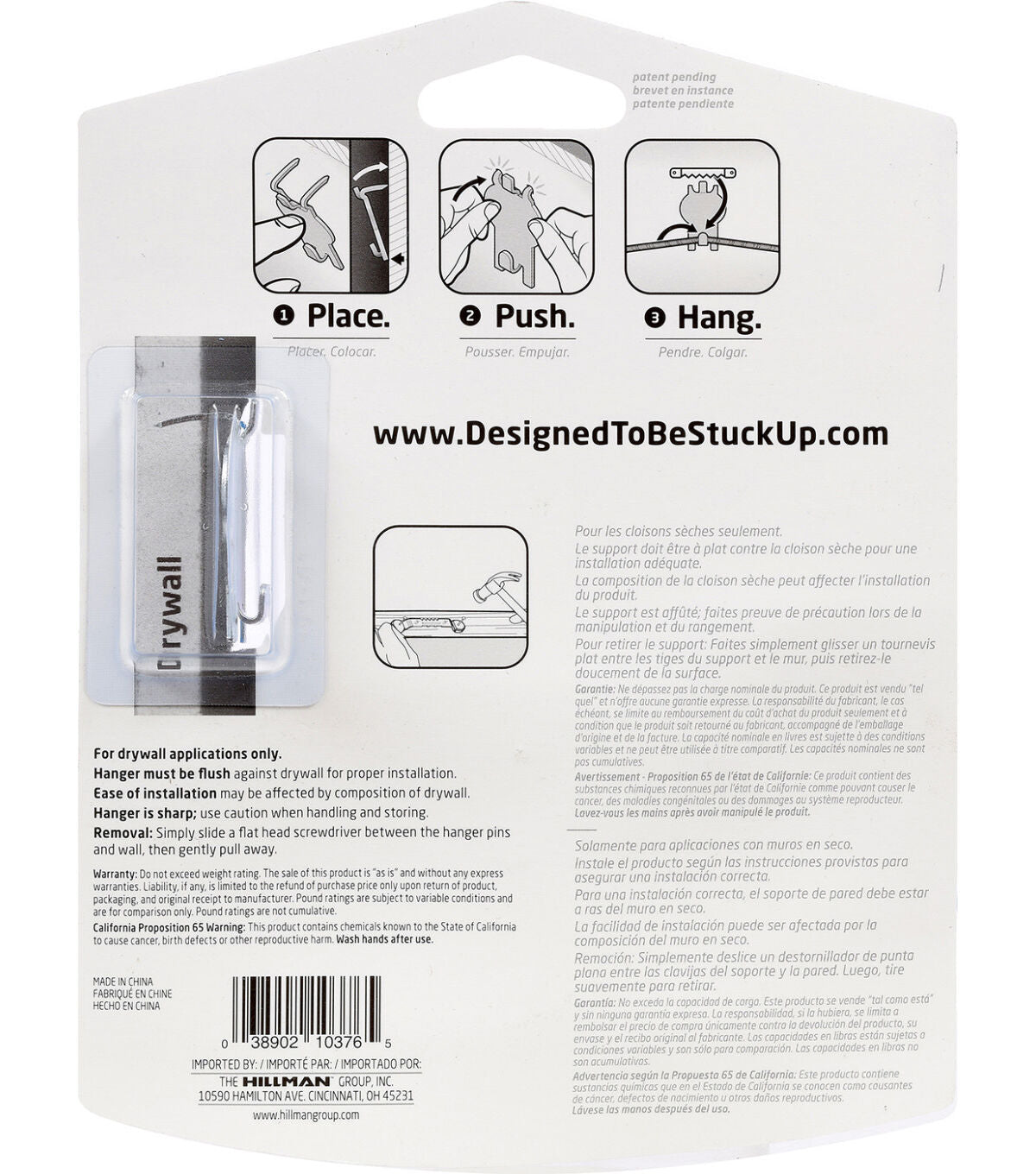High & Mighty 20lbs Picture Hanging Kit 6pc