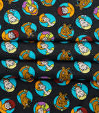 Scooby Doo Flannel Fabric Mystery Coins