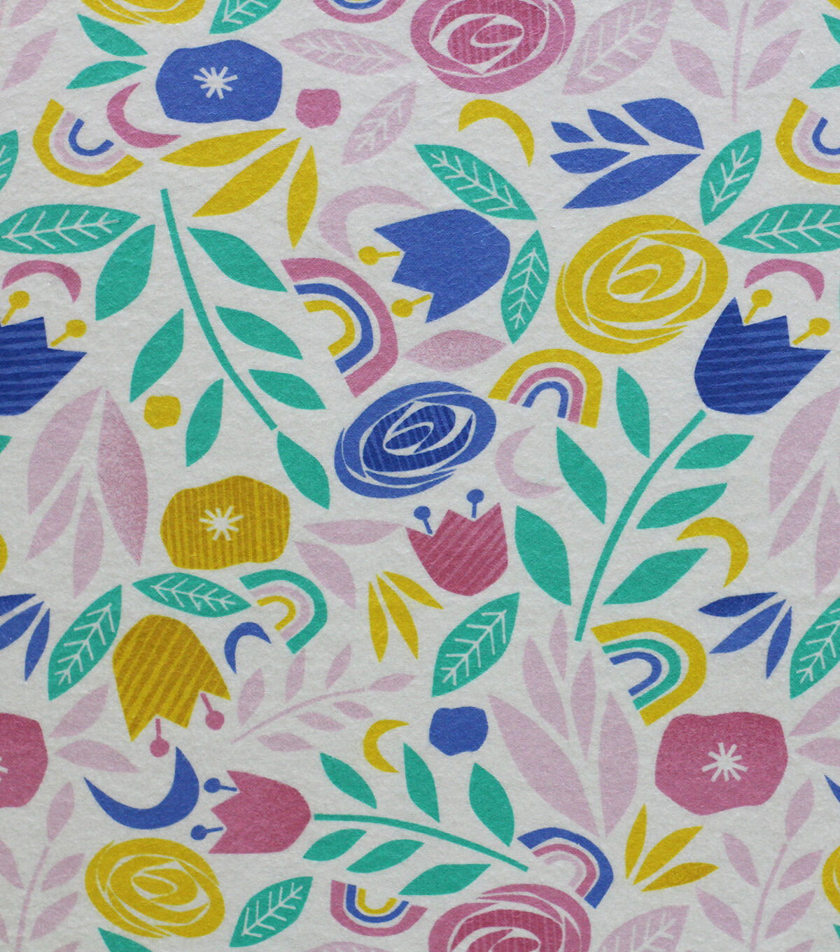 Super Snuggle Happy Floral Flannel Fabric