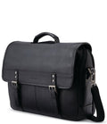 Classic Leather Flapover Briefcase