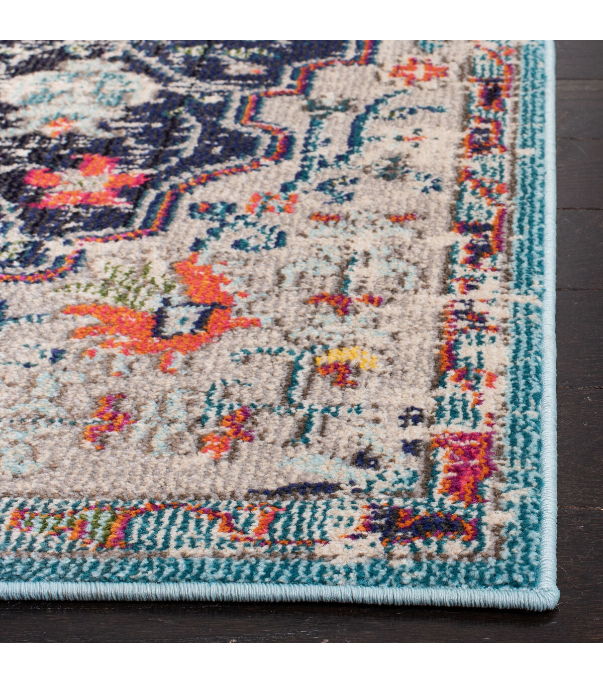 Safavieh Madison 447 Black / Teal 3' X 5' Sm. Rectangle