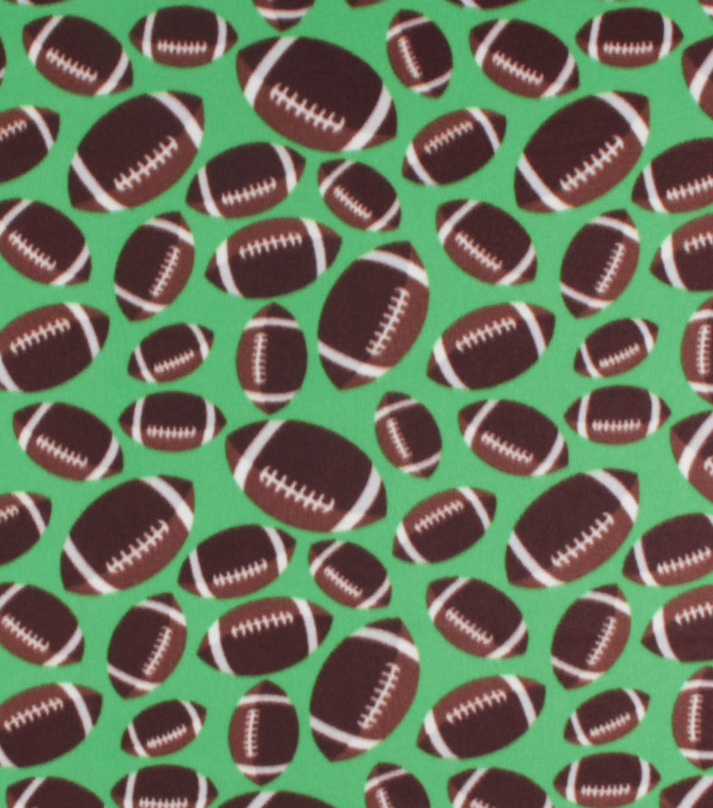 Football Blizzard Fleece Fabric