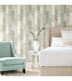 RoomMates Wallpaper Coastal Weathered Plank
