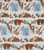 Cabin Life Anti Pill Fleece Fabric