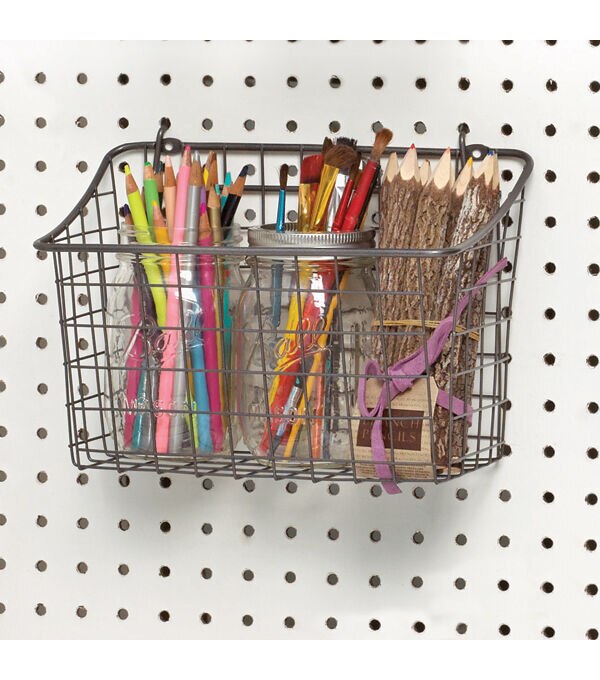 Spectrum Medium Pegboard & Wall Mount Basket