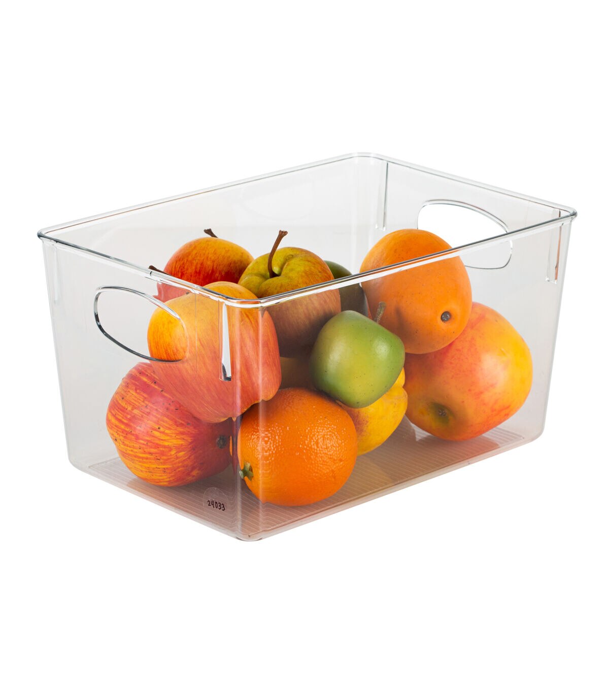 Simplify 11 Clear Horizontal Organizer With Cutout Handles
